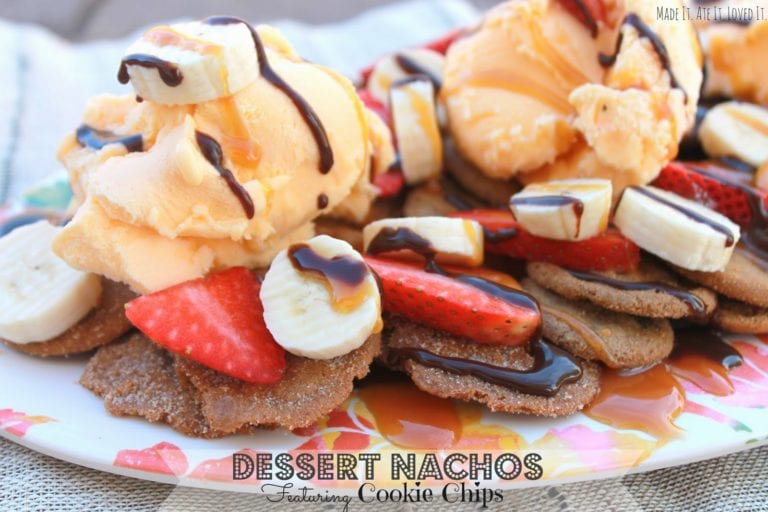 Dessert Nachos featuring Cookie Chips
