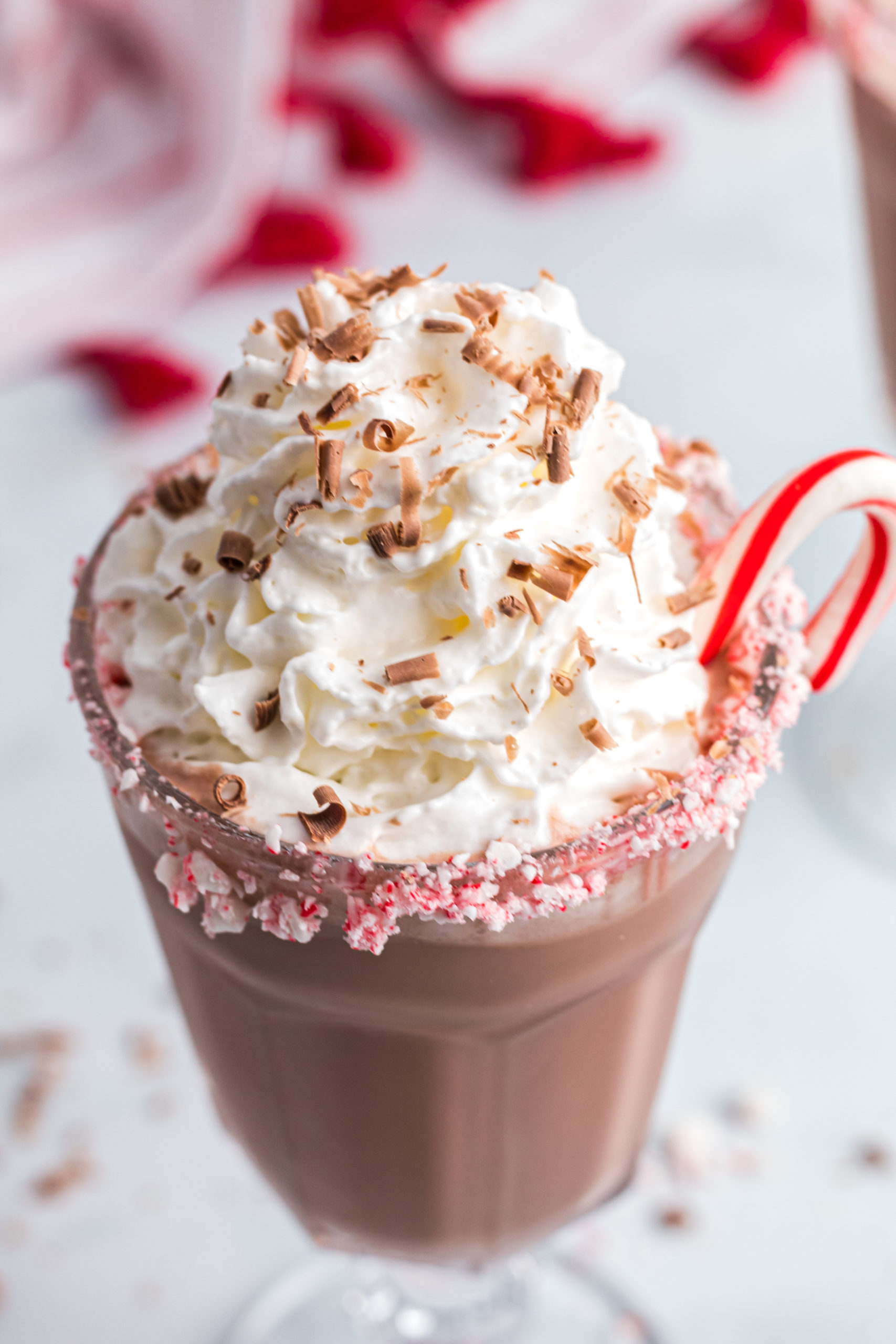 Peppermint Frozen Hot Chocolate 