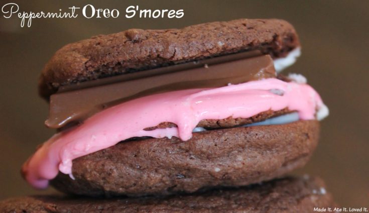 Peppermint Oreo S'mores