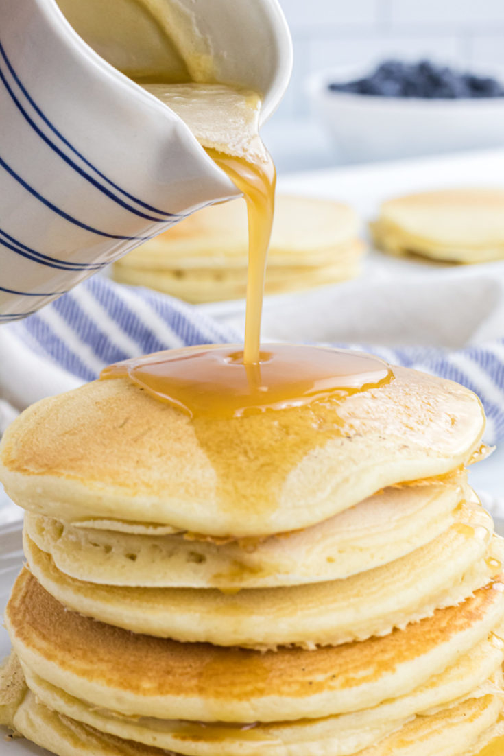 Buttermilk Pancakes with Buttermilk Syrup