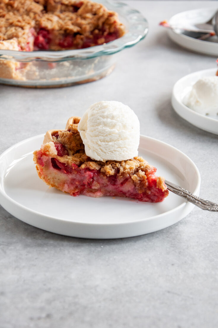 Raspberries and Cream Pie