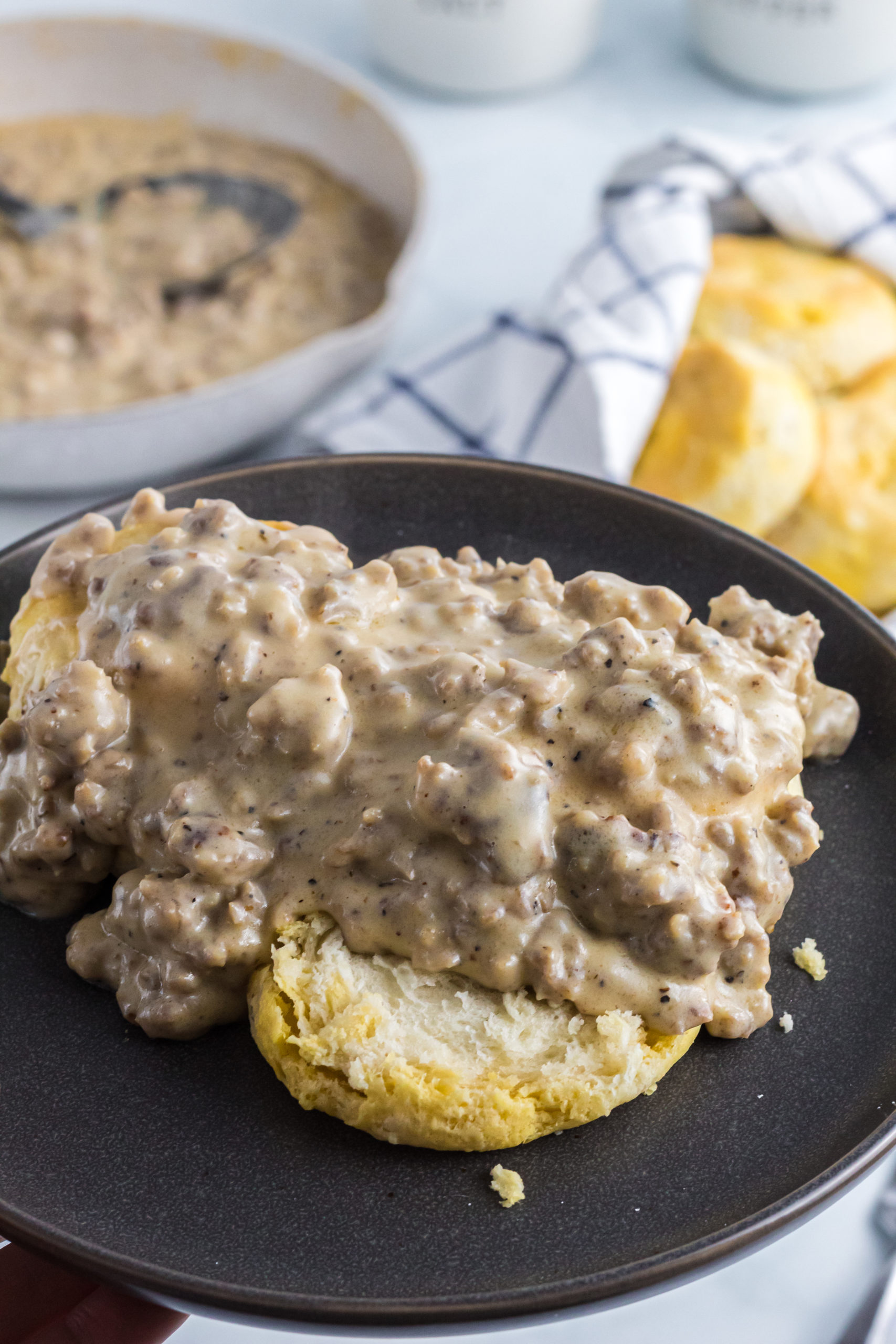 Homemade Biscuits And Gravy 