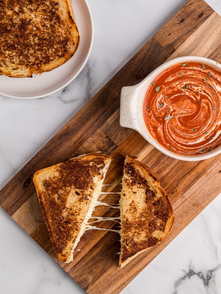 The BEST grilled cheese