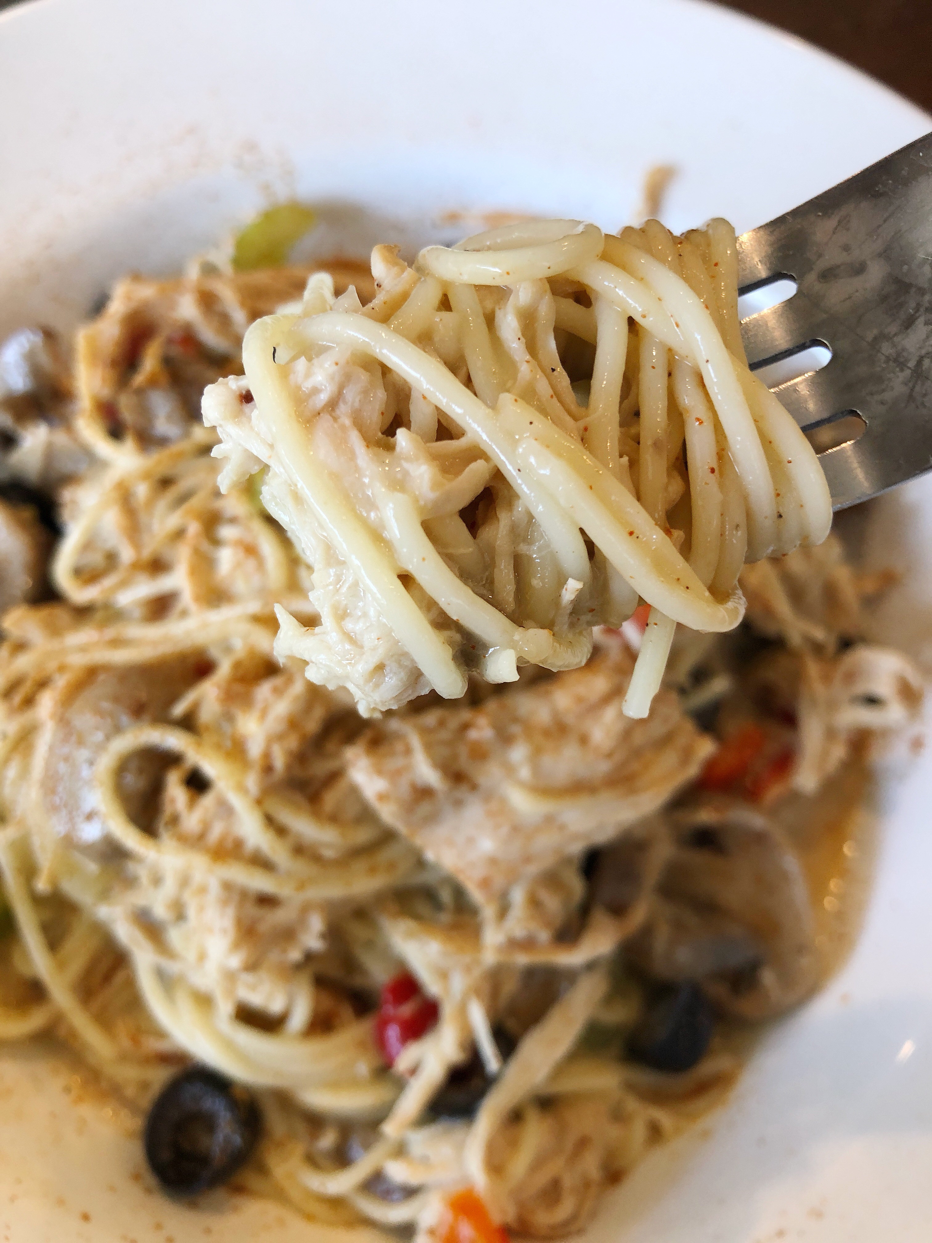 Chicken Spaghetti Easy Dinner Recipe Staples Made It Ate It Loved It