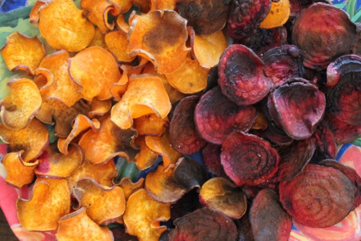 Sweet Potato and Beet Chips