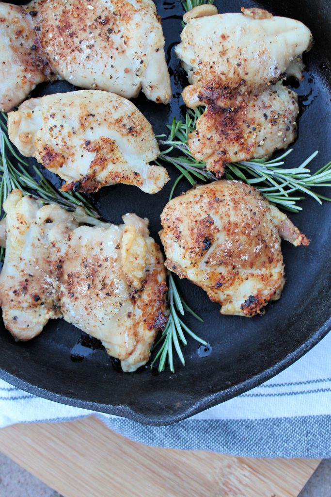 crispy oven baked chicken thighs