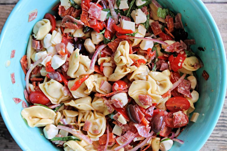 Not Your Average Tortellini Antipasto Salad Recipe
