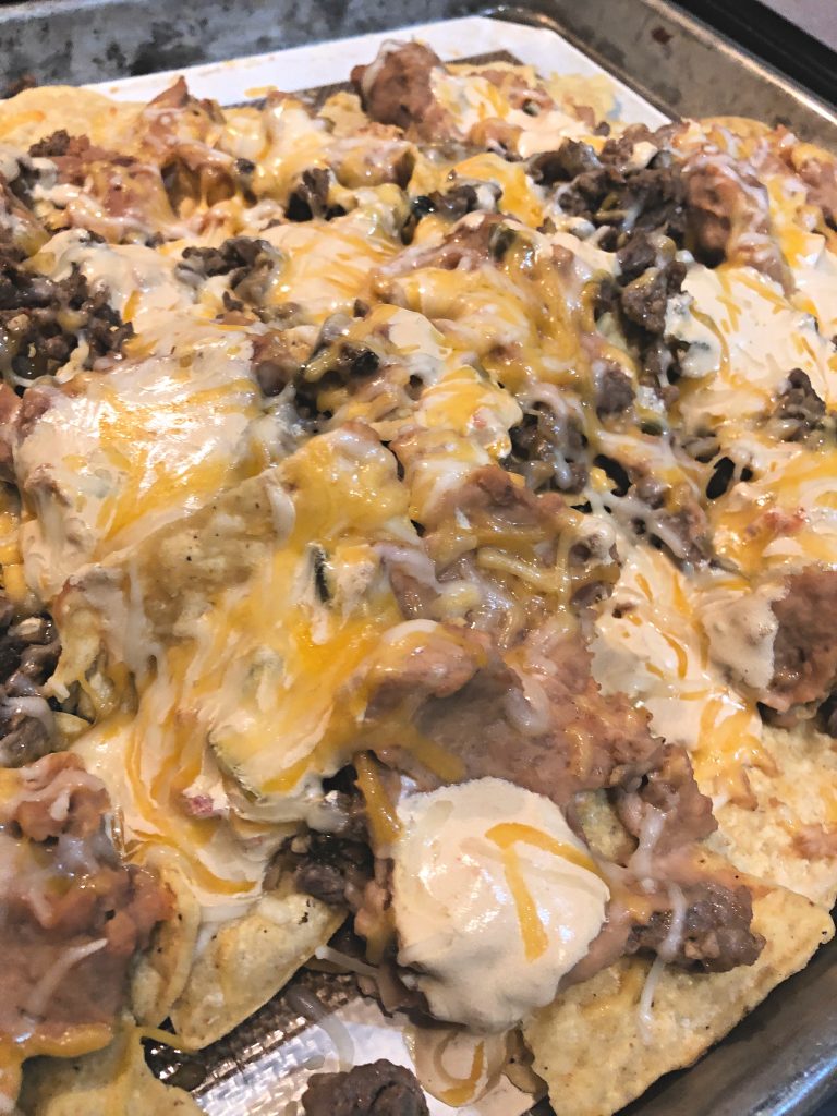 Receta de nachos de carne asada