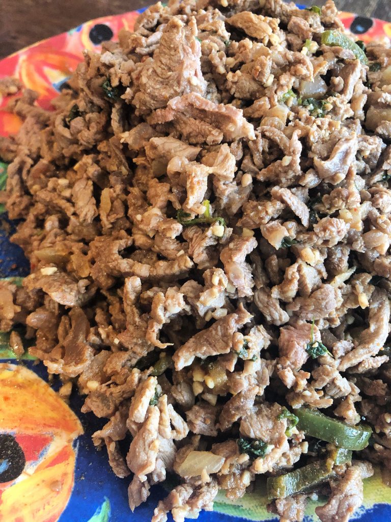 Receta de nachos de carne asada