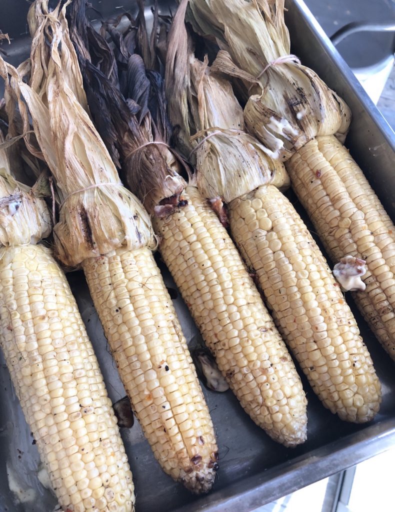 corn with bacon butter