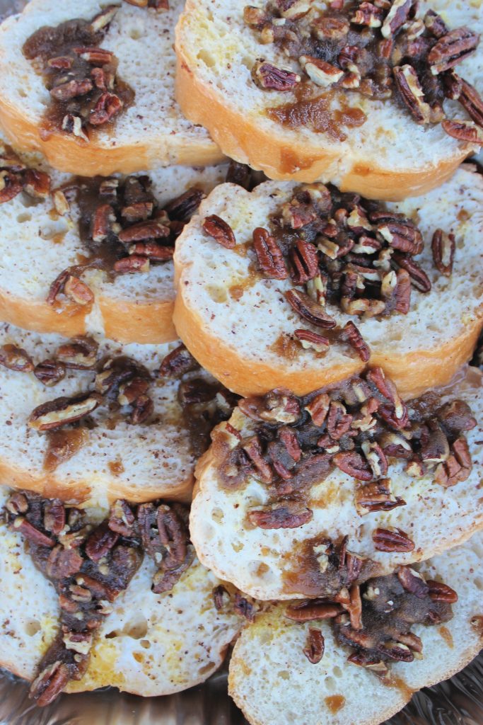 overnight french toast with pecans