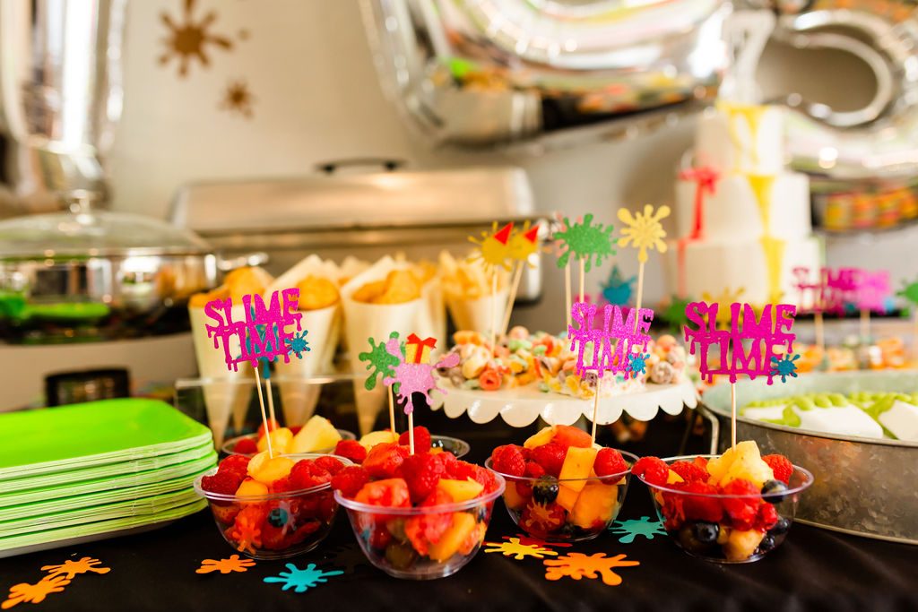 At Home Slime Birthday Party » The Denver Housewife