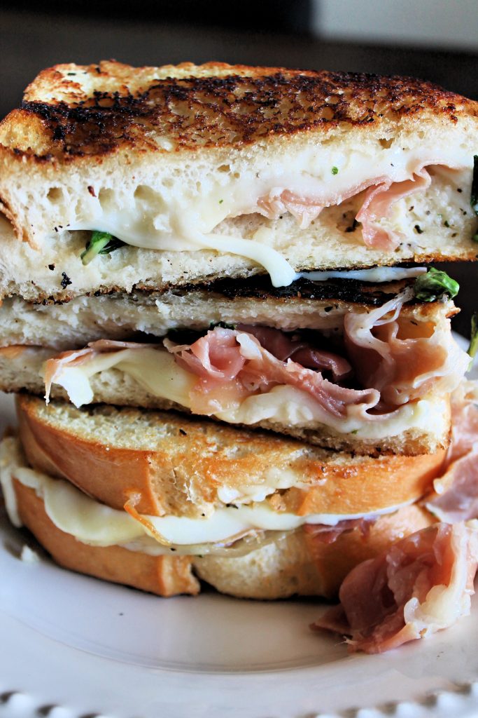 Basil Prosciutto Grilled Cheese