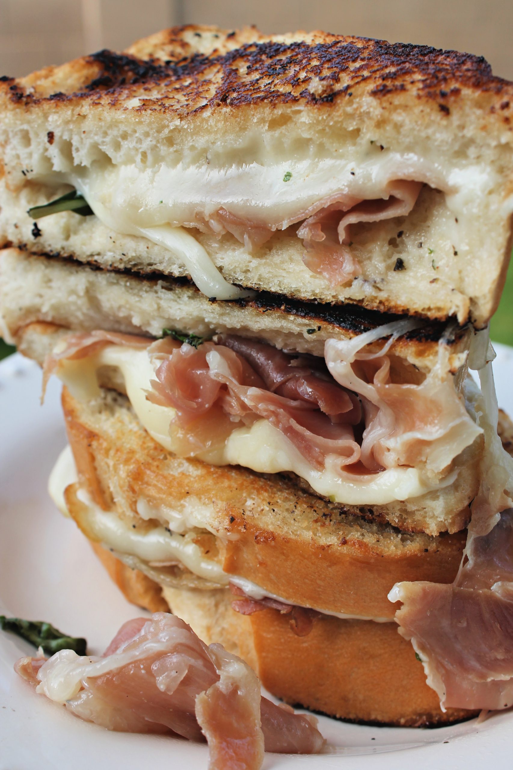 Basil Prosciutto Grilled Cheese - Made It. Ate It. Loved It.