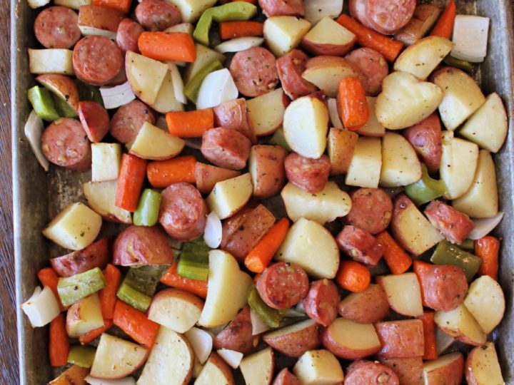 Sheet Pan Sausage and Veggies Recipe