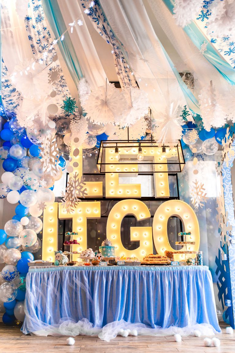 The Ultimate Frozen Theme Birthday Party