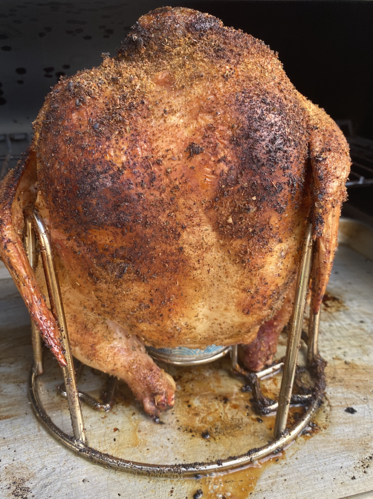 Beer Can Chicken On a Smoker