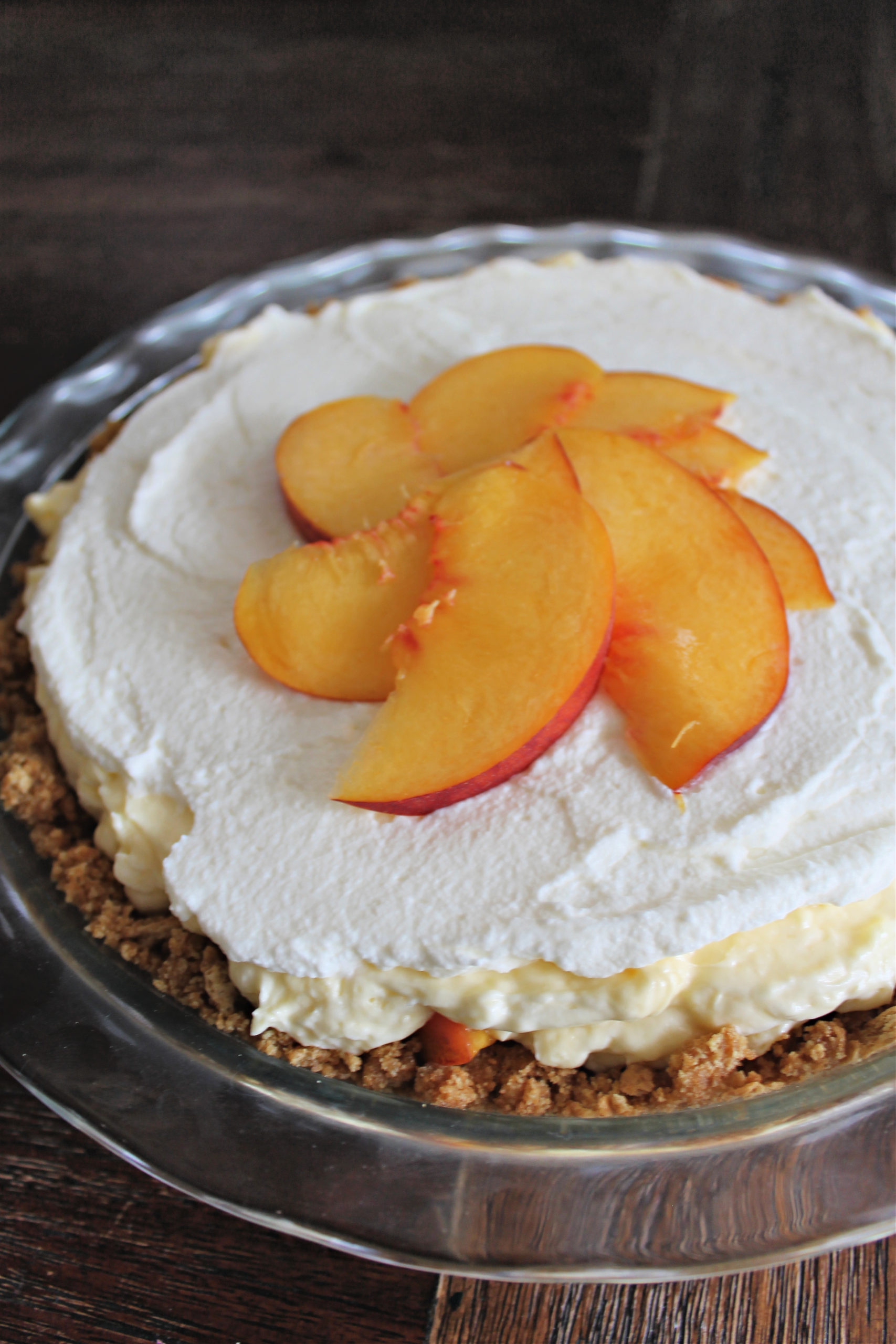 Peaches and Cream Pie - The Girl Who Ate Everything