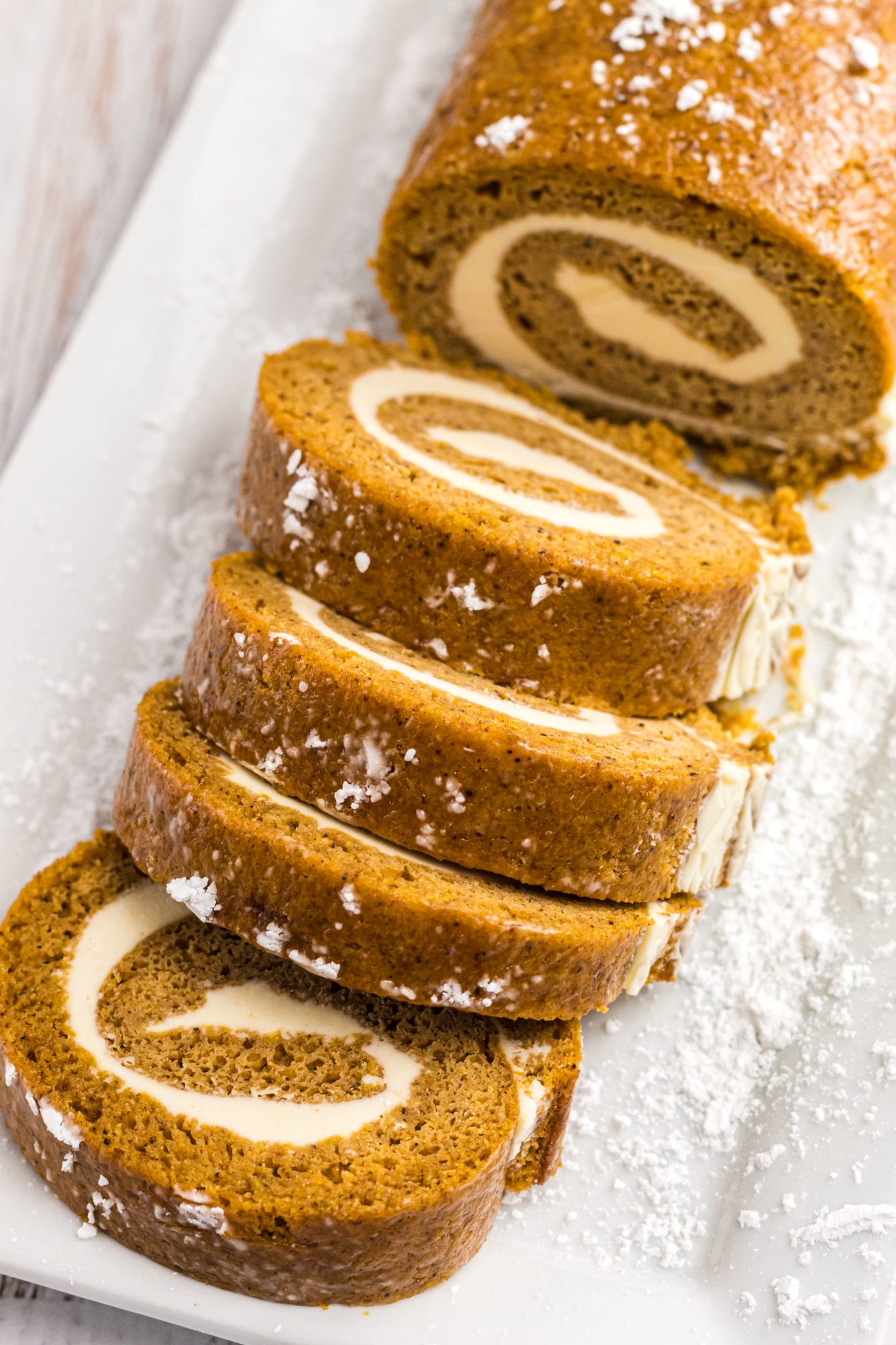 Try adding this pumpkin roll to your must make fall recipes! 