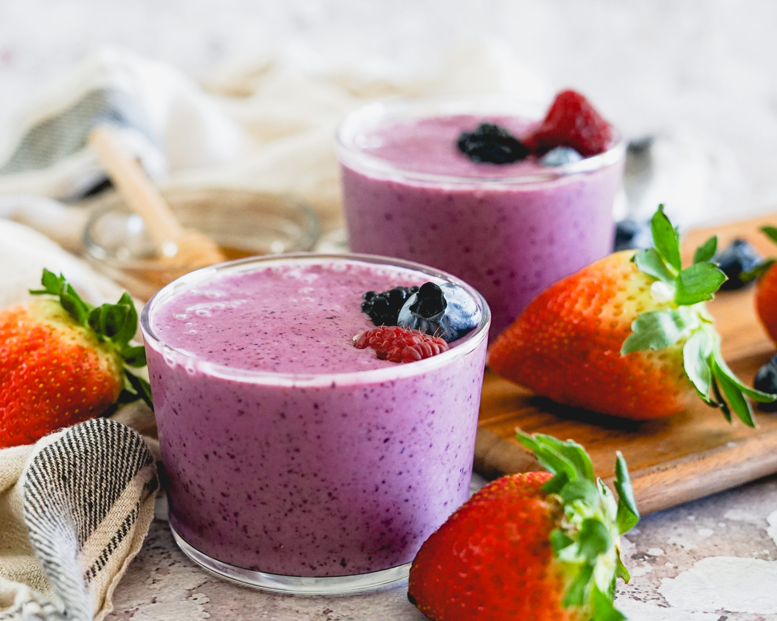 Mixed Berry Smoothie Recipe - One Sweet Appetite