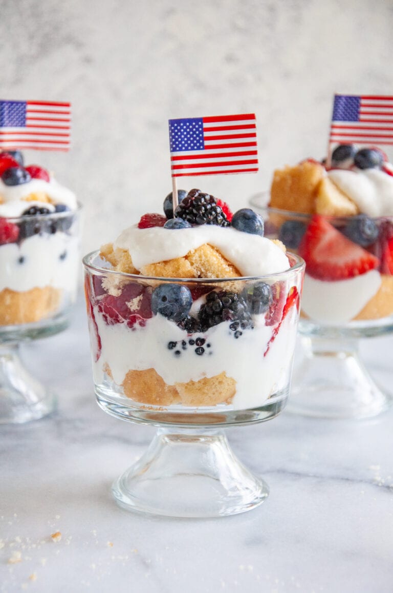 Red White and Blue Trifle Dessert