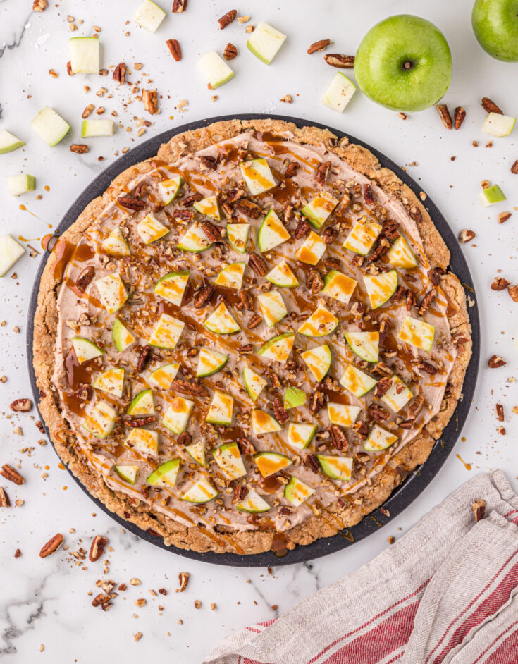 Caramel Apple Dessert Pizza Recipe
