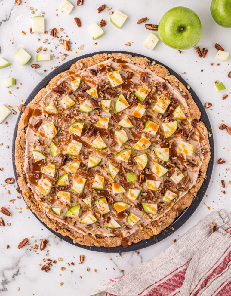 Caramel Apple Dessert Pizza Recipe