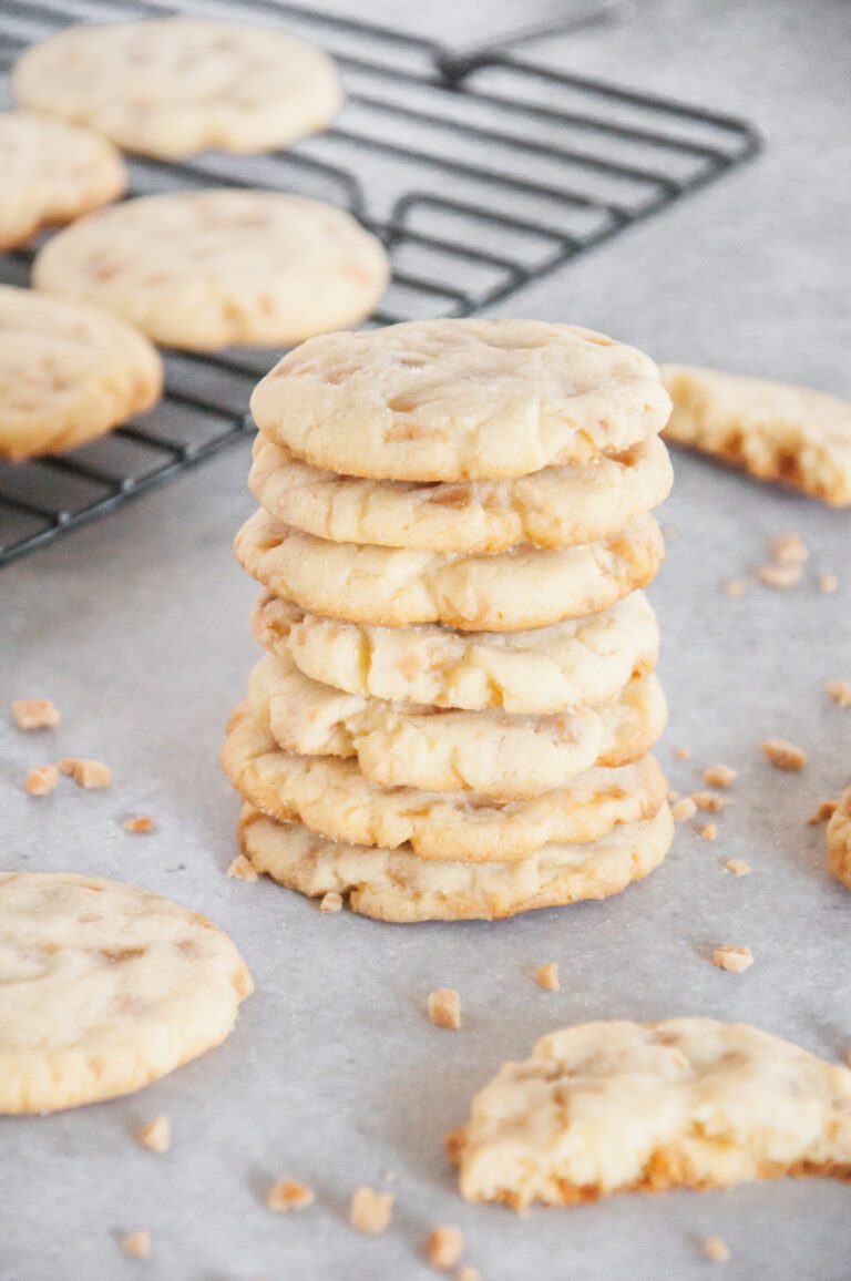 Chewy Toffee Cookies 