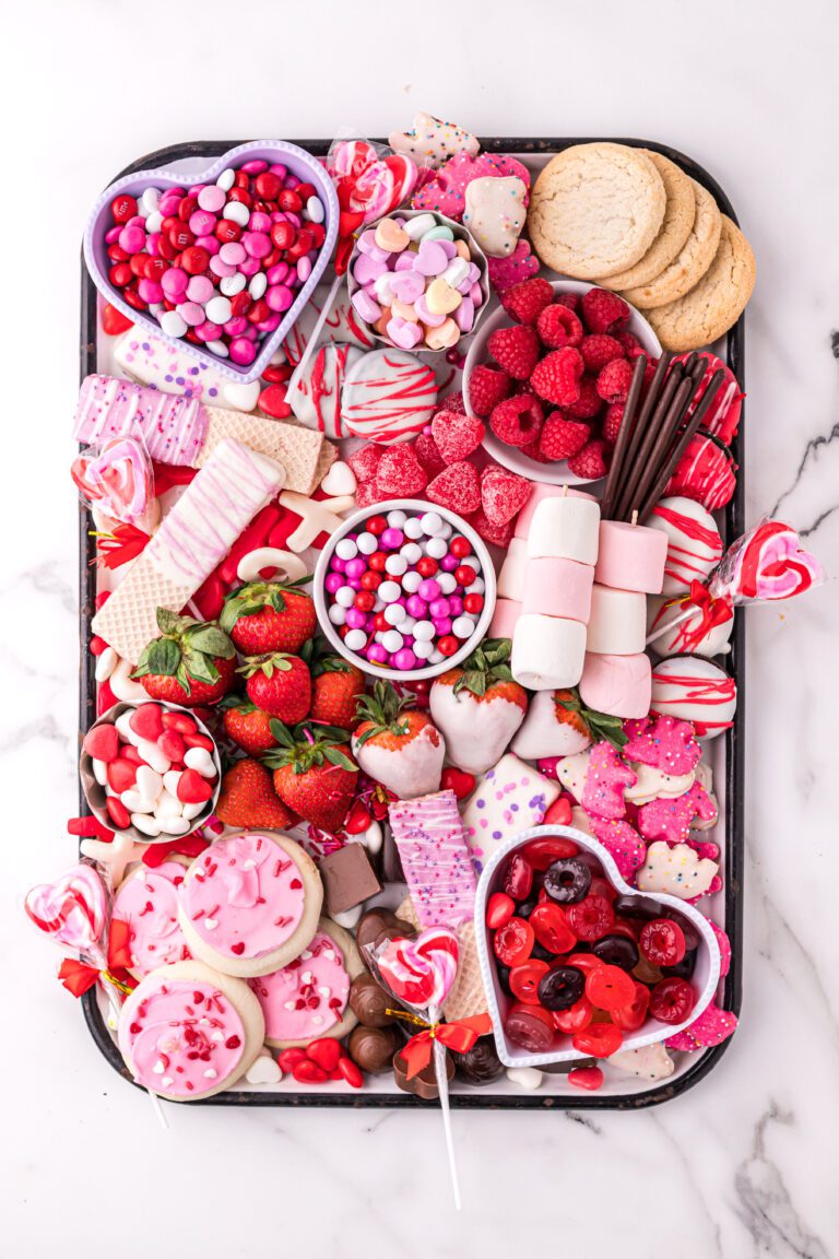 Valentine’s Day Sweet Charcuterie Board